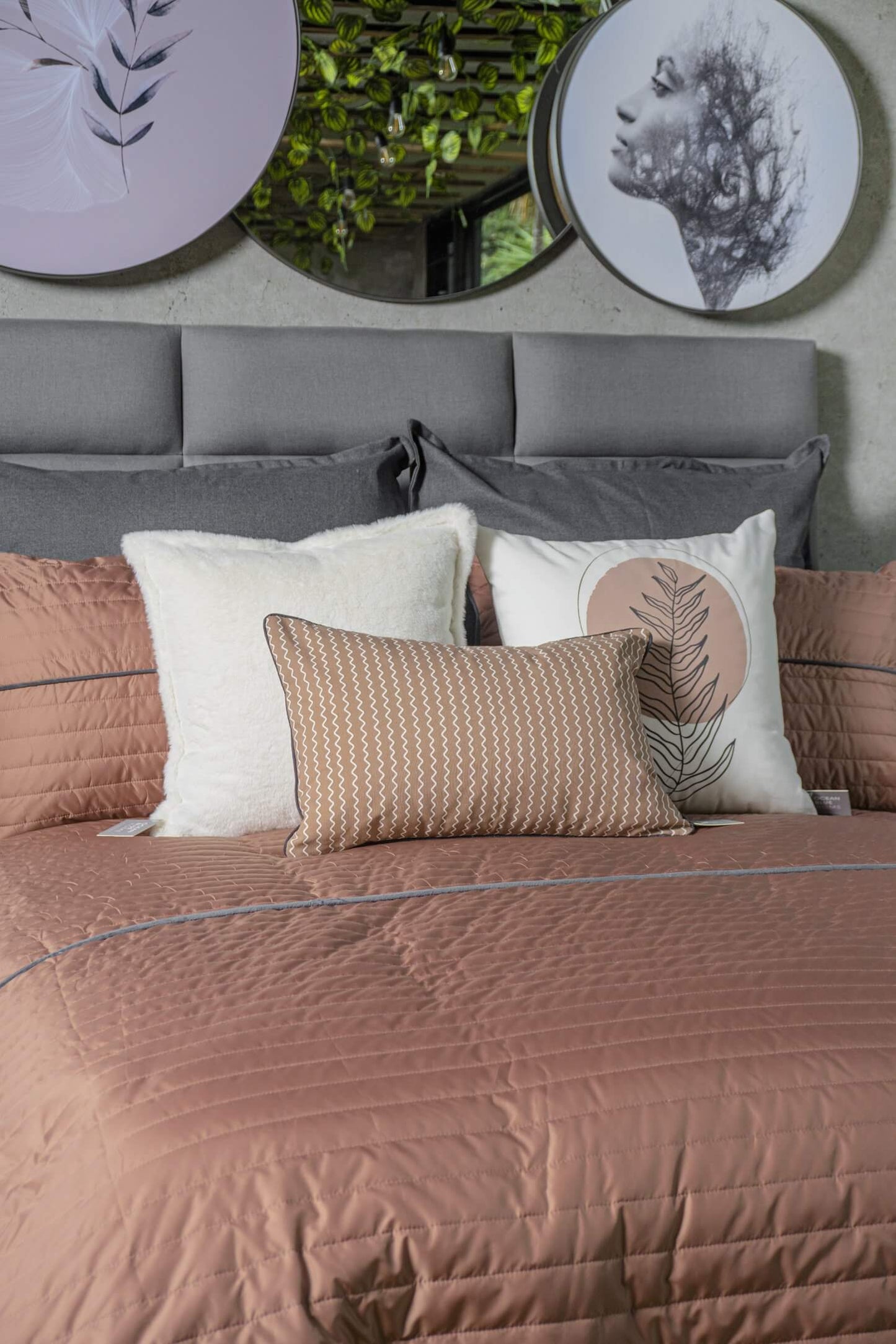 Set duvet Vancouver Marsala - Forro duvet